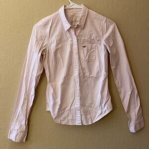 Light Pink Hollister Button Down - Size: Small